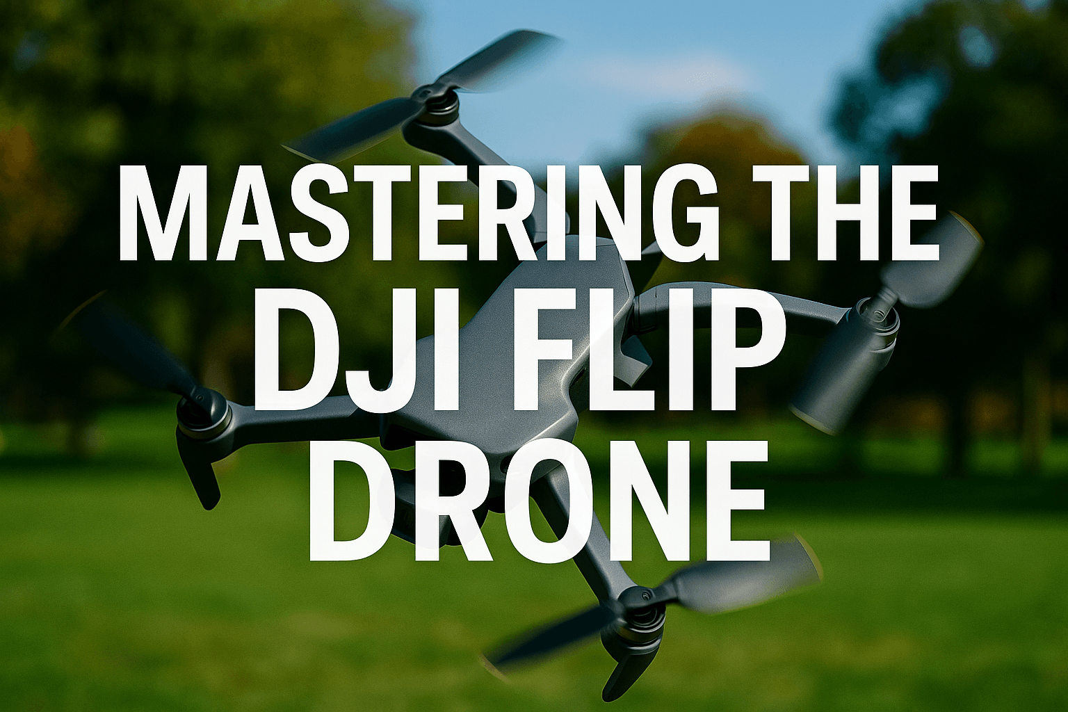 Mastering the DJI Flip Drone: Unleashing Aerial Acrobatics in 2025