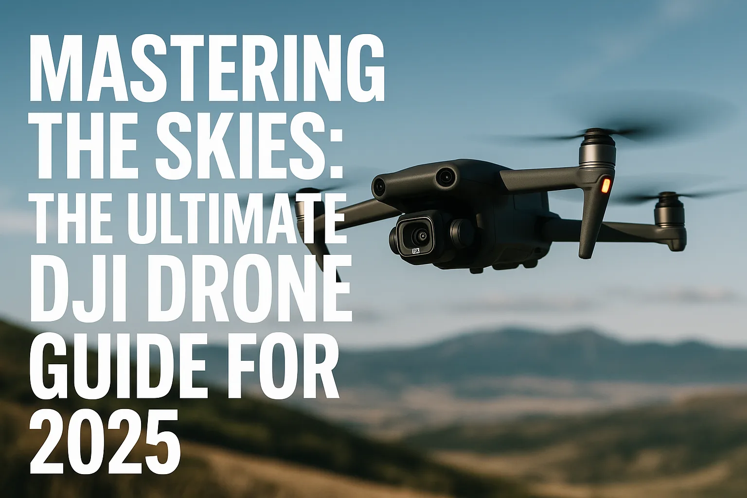 Mastering the Skies: The Ultimate DJI Drone Guide 1 Mastering the Skies: The Ultimate DJI Drone Guide